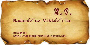Madarász Viktória névjegykártya